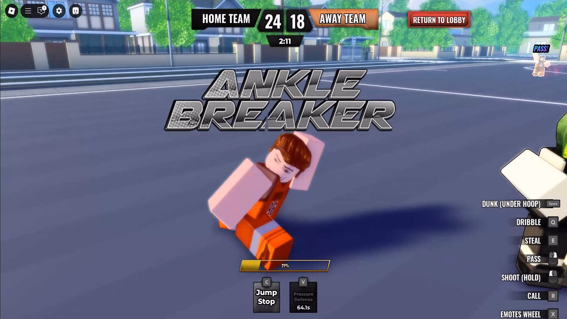 Basketball Zero Controls