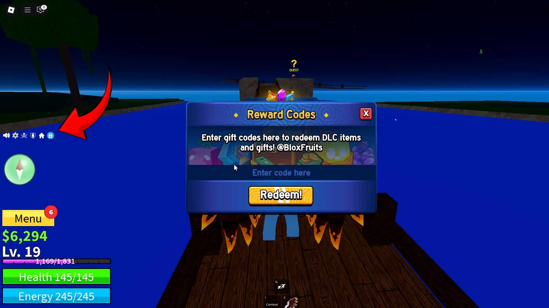Blox Fruit Code