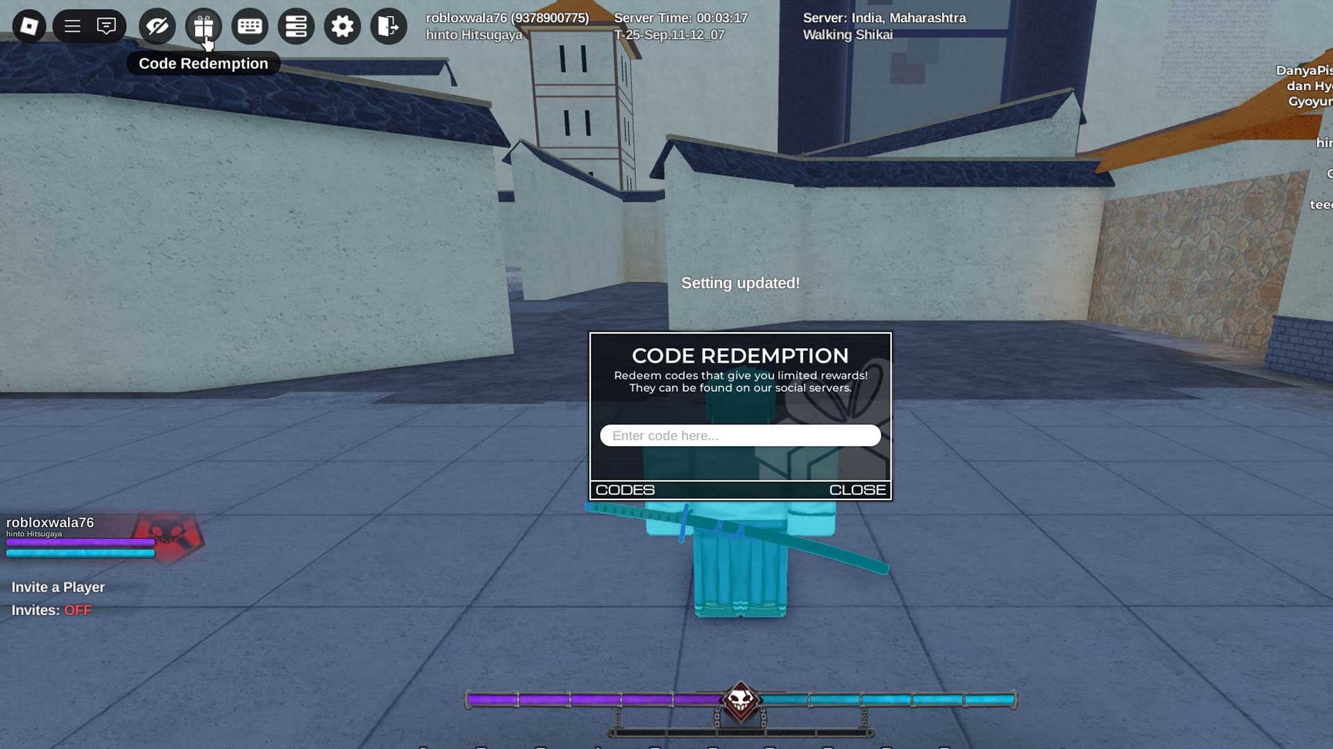 Type Souls Code