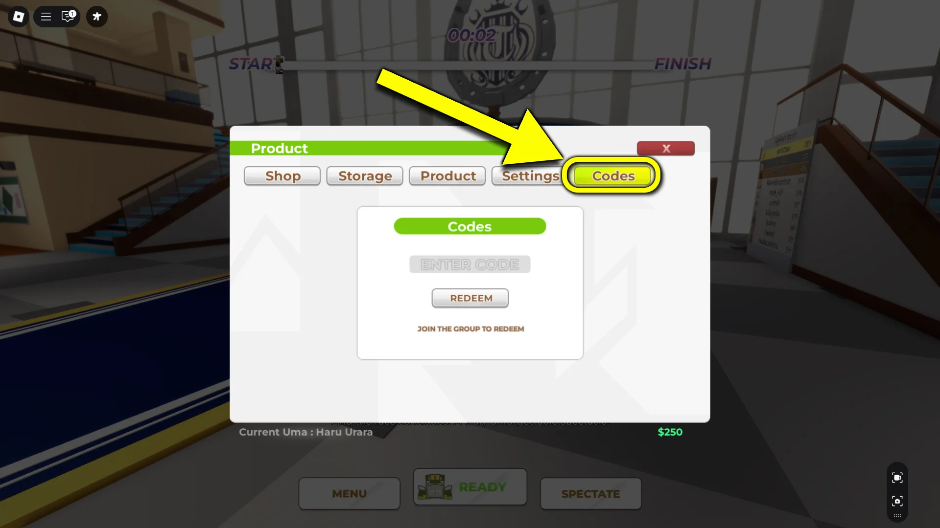 Uma Racing Redeem Codes